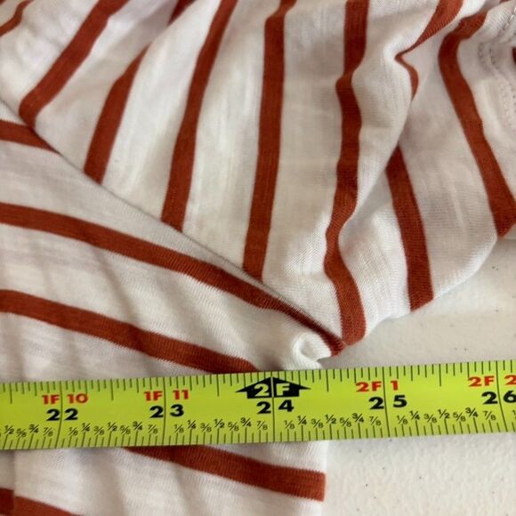 Torrid Blouse Women's 3 Striped Short Sleeve Printed Shirt Casual 3X T-Shirt - Picture 8 of 8